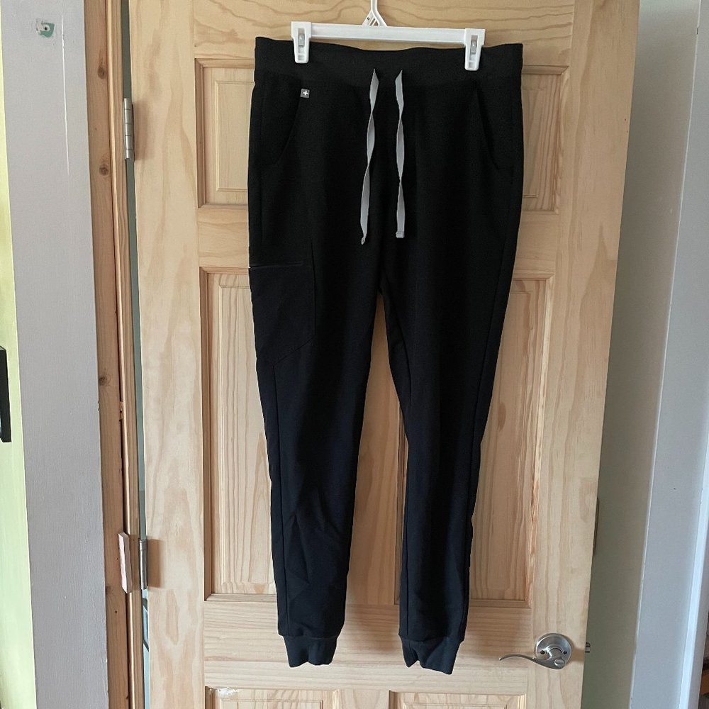 Figs Black Jogger Scrub Pants